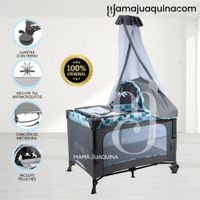 Cuna Corral con Cambiador de Lujo «DACORA II» Blue