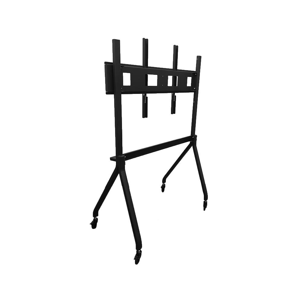 Rack portátil Teros TE-9010S para pantallas táctiles de 75"" a 86"", color negro, fácil de montar