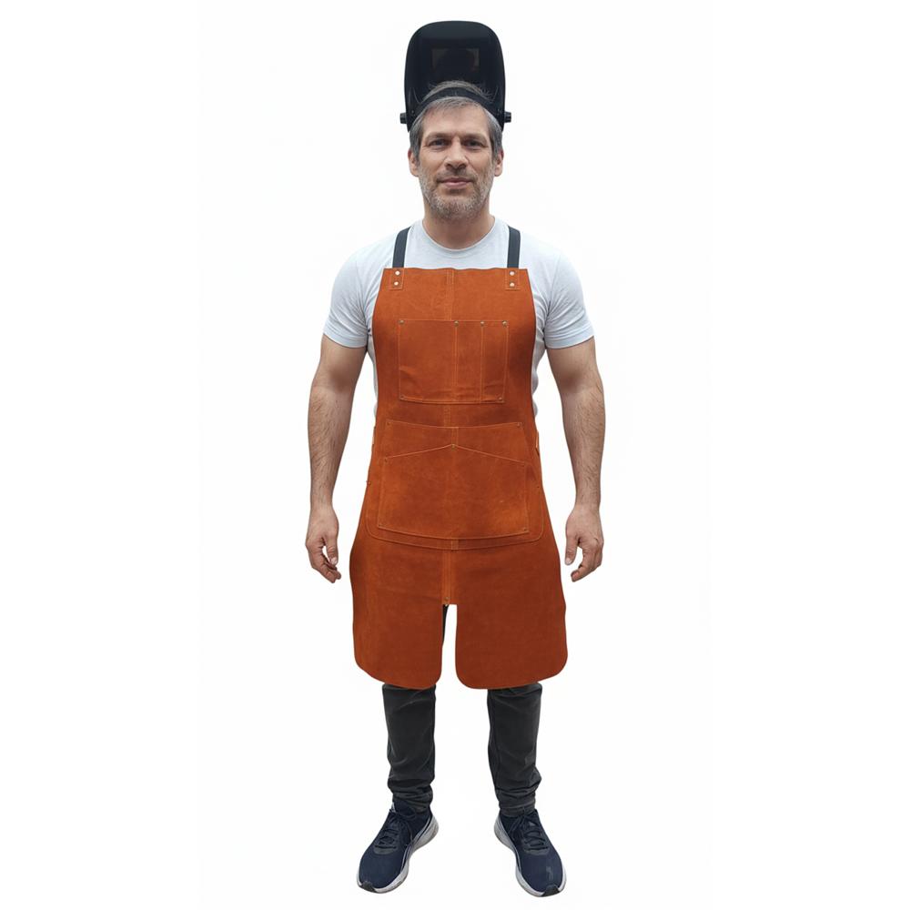 Mandil Cuero Soldador Delantal para Soldador