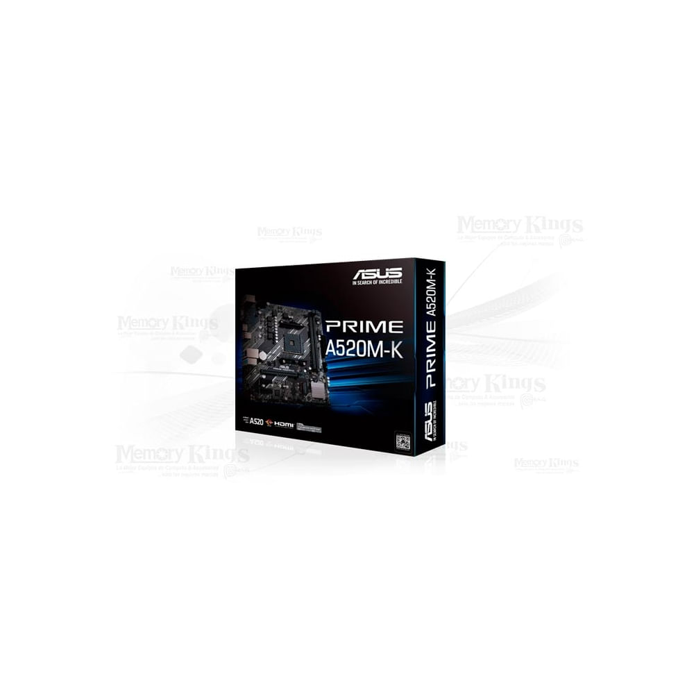 Placa base Asus Prime A520M-K Micro ATX, Socket AM4 y Chipset AMD A520 para PCs eficientes