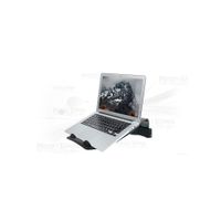 Soporte para laptop Klip Xtreme KNS-110B con refrigeración y hub USB de 4 puertos, ideal para ofici