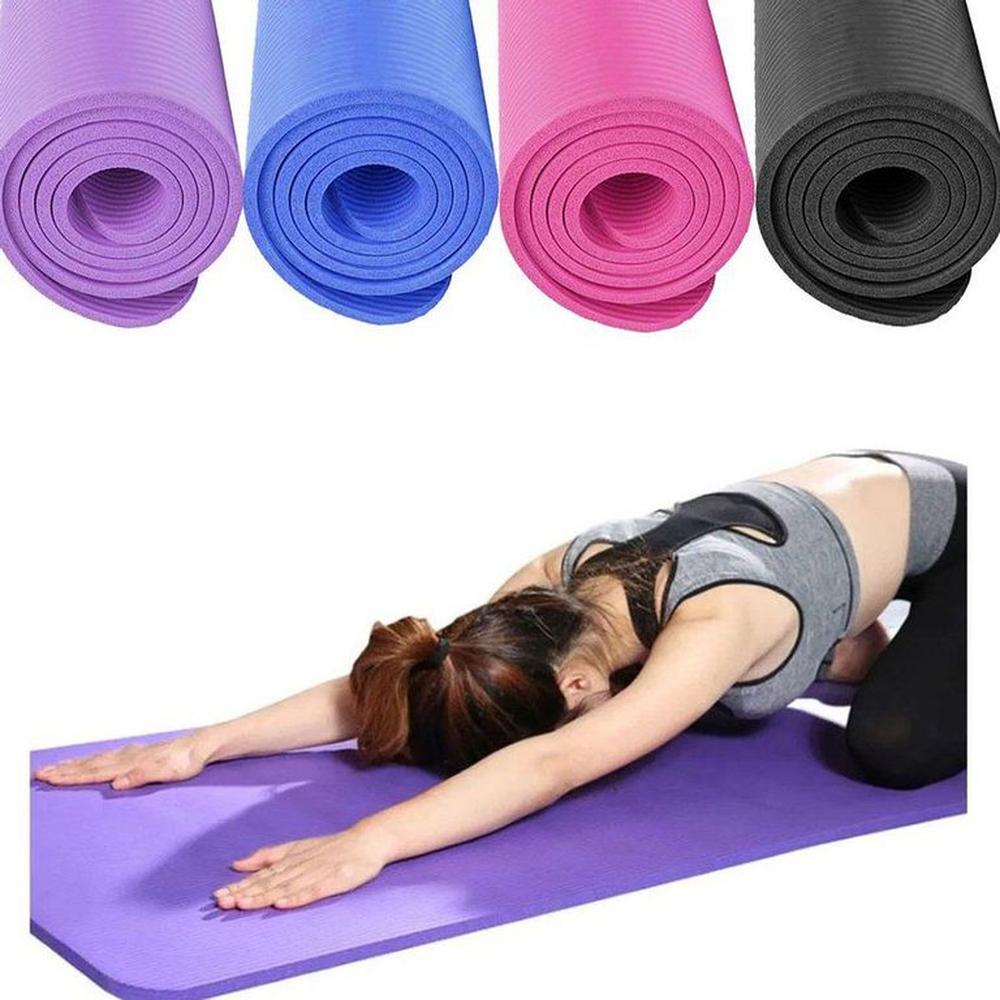 Colchoneta Mat Yoga 15mm Calidad A1 Sujetador Bolso-Rosa
