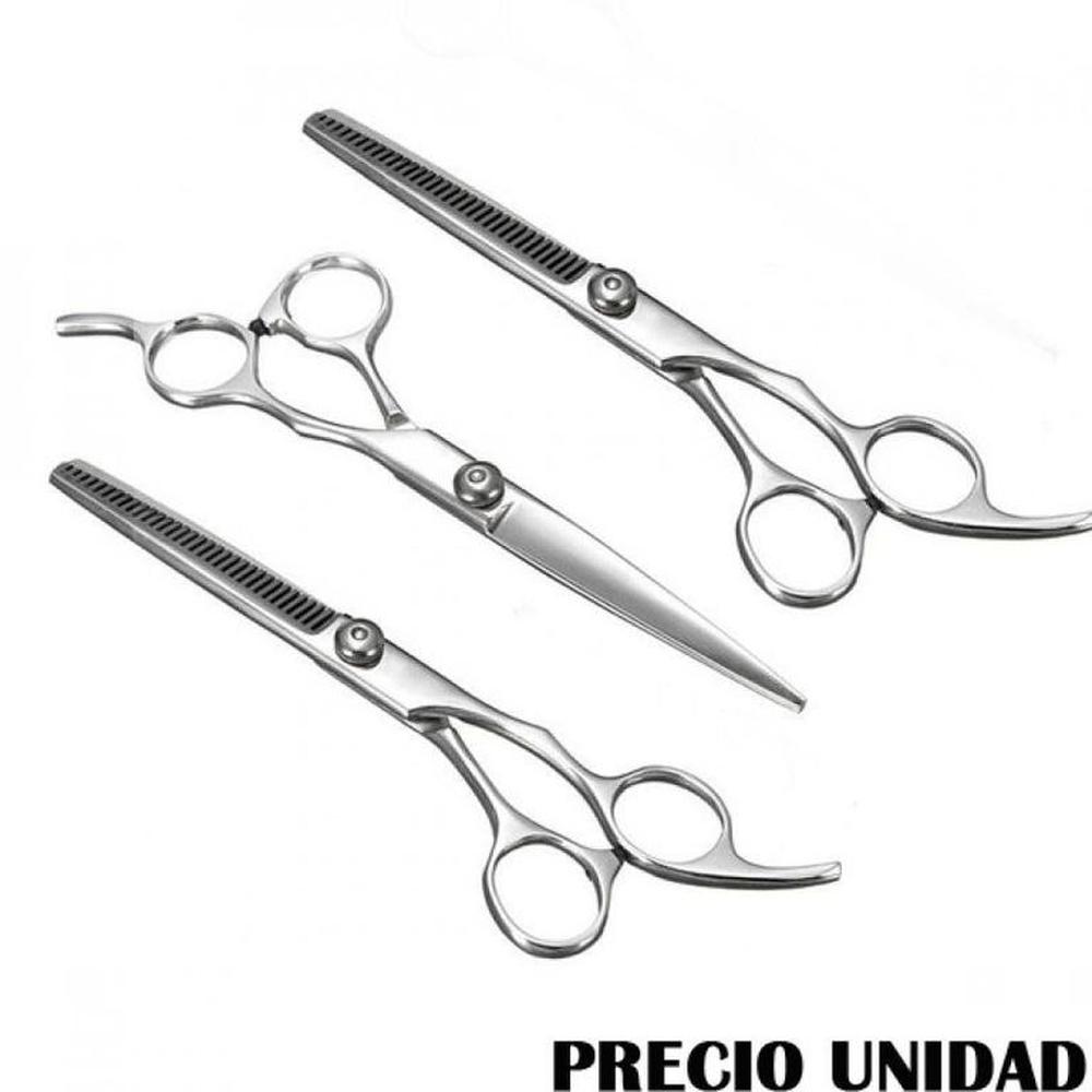 Tijeras Barbera Profesional Peluquería Entresaque Pulidora