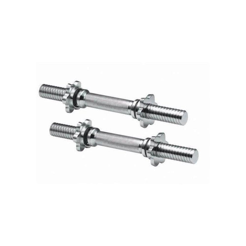 Barra Manubrios Mancuernas Cromadas Unisex-