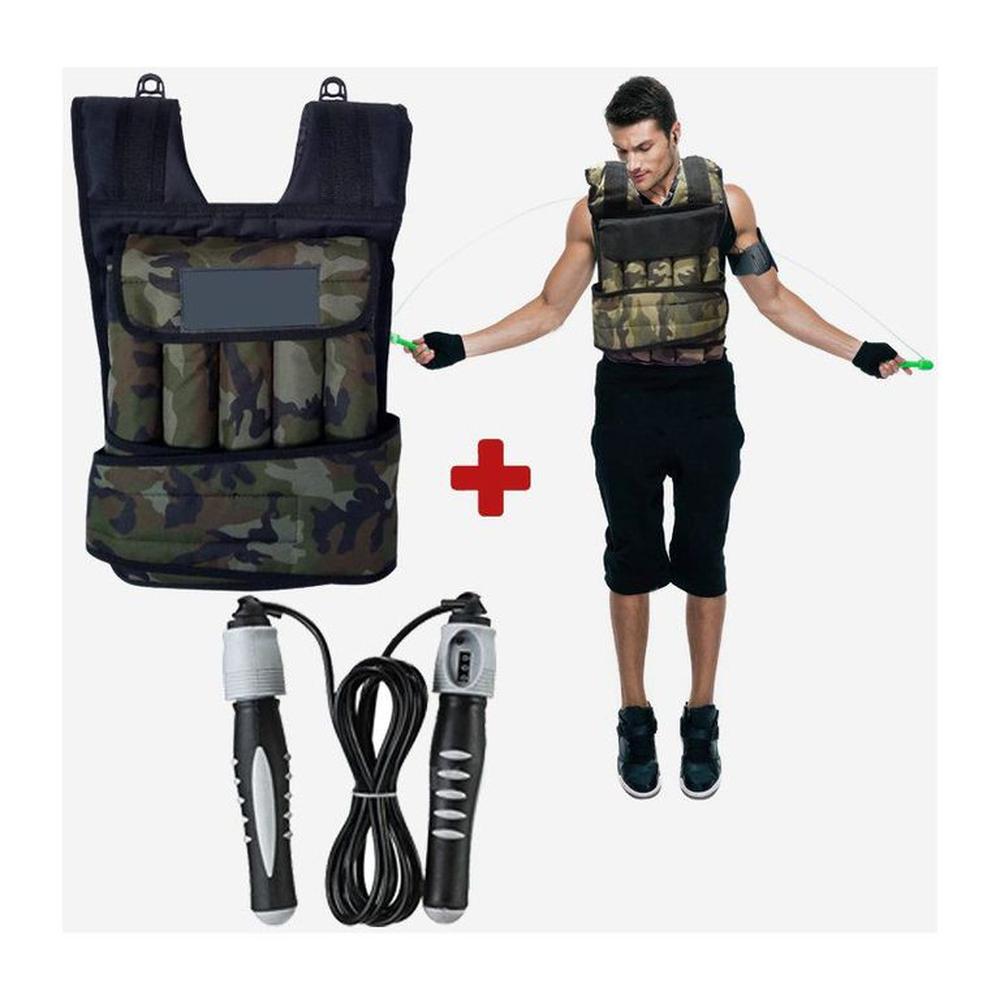 Chaleco De Peso 10kg Running CrossFit Soga Para Saltar