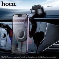 Cargador Holder Magnetico Hoco Hw31 Carga Inalambrica 15w