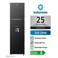 Refrigeradora INDURAMA 245L No Frost RI-389DNI Negro