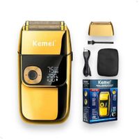 Maquina Afeitadora Shaver Kemei KM-2028 Dorado