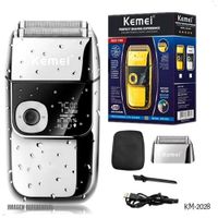 Maquina Afeitadora Shaver Kemei KM-2028 Plateado