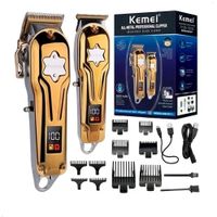 Máquina de Corte Cabello Combo Inalámbrica Kemei KM 2011