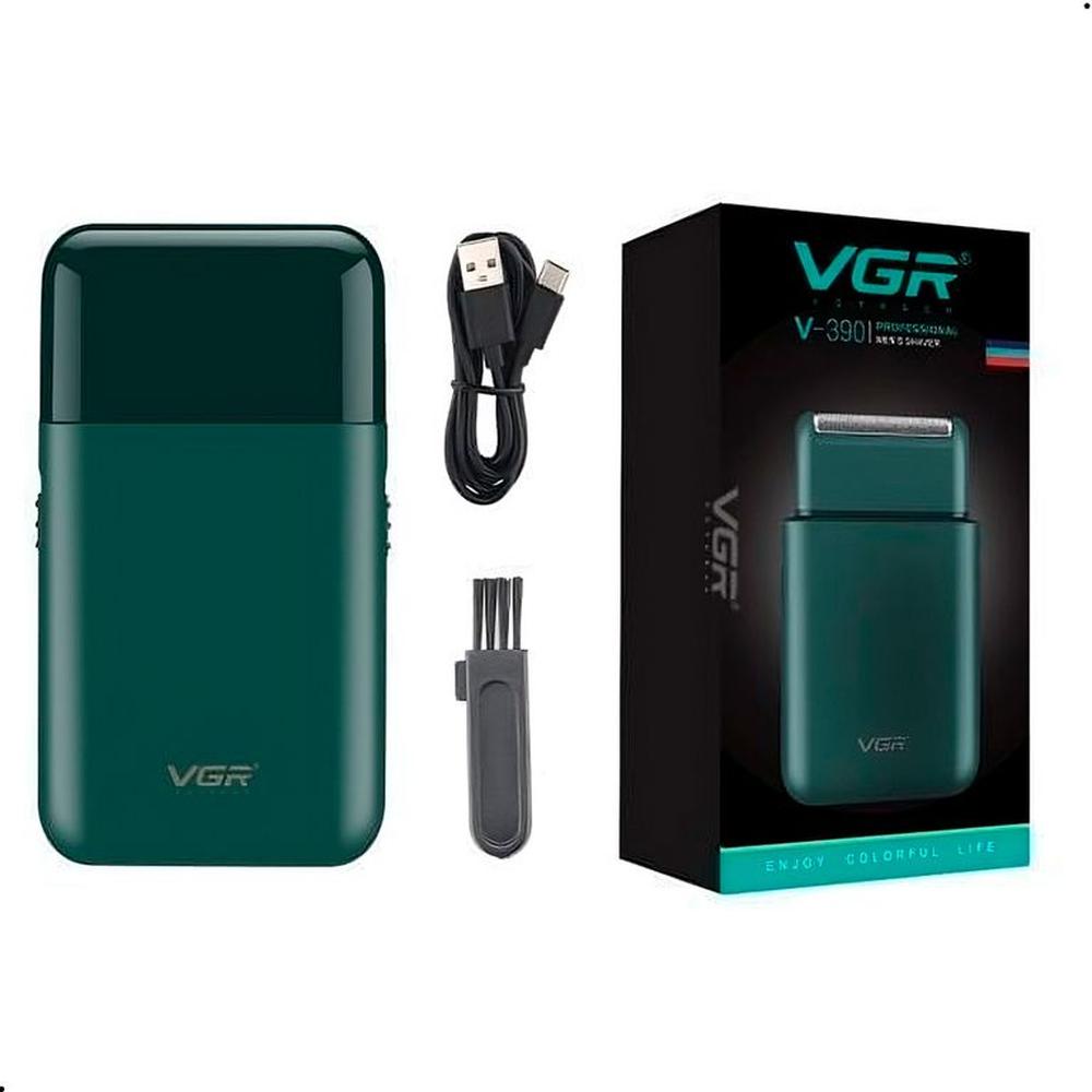 Afeitadora Mini Shaver Patillera Vgr V-390 Viaje Recargable