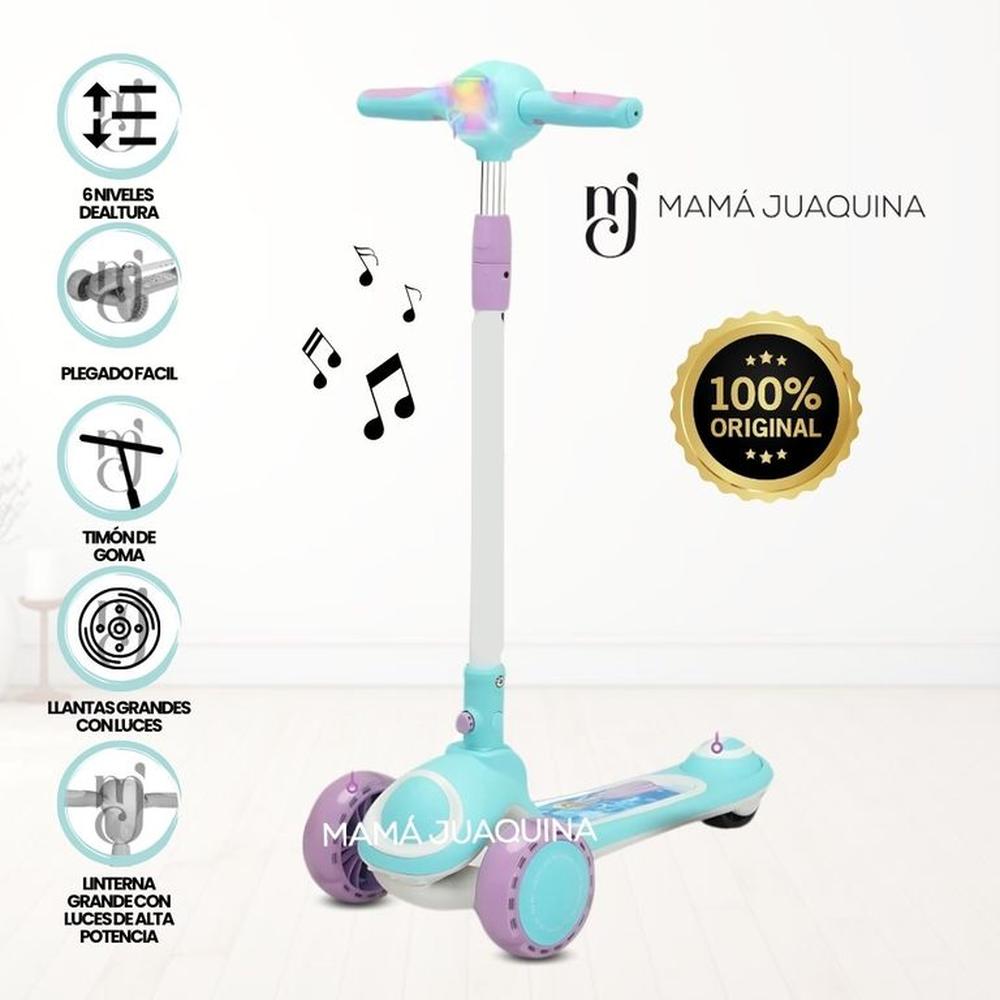 Scooter Musical para Niños «LEXUS» Lila