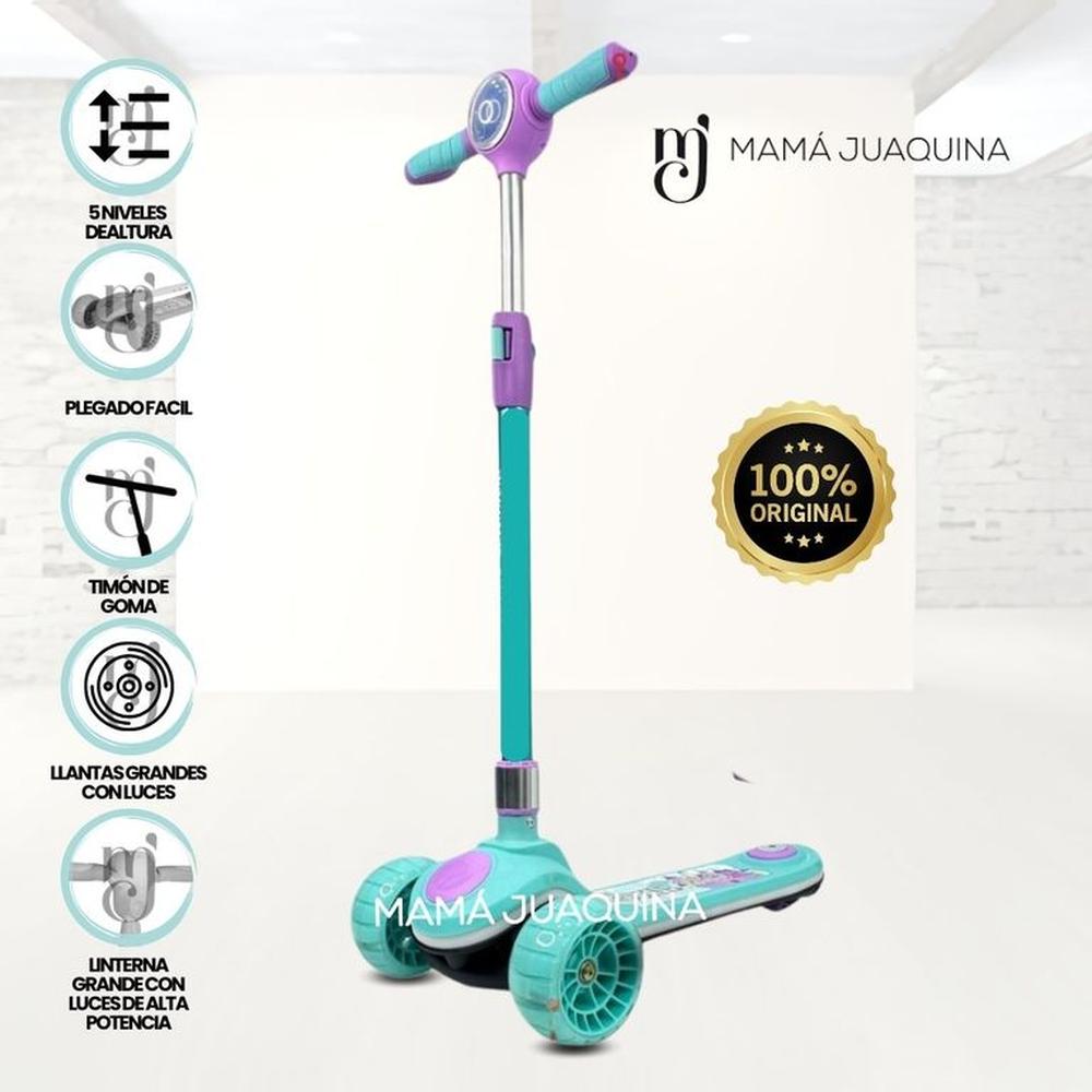 Scooter con Faro para Niños «S ELITE» Turquesa