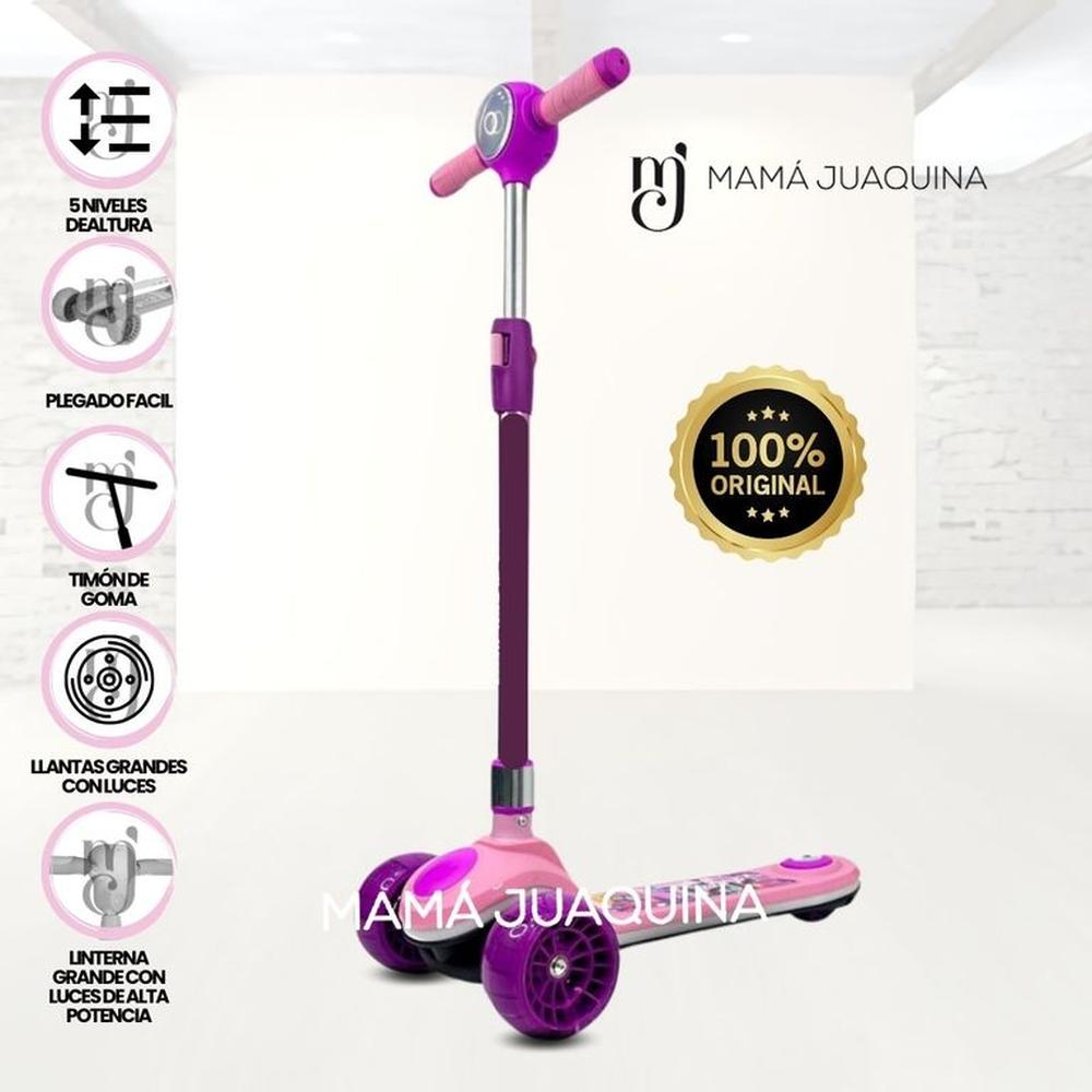 Scooter con Faro para Niños «S ELITE» Pink