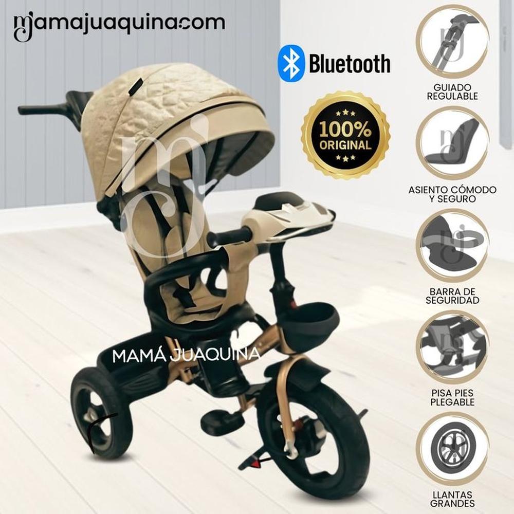 Triciclo Guiador Giratorio «MAXUS» Beige