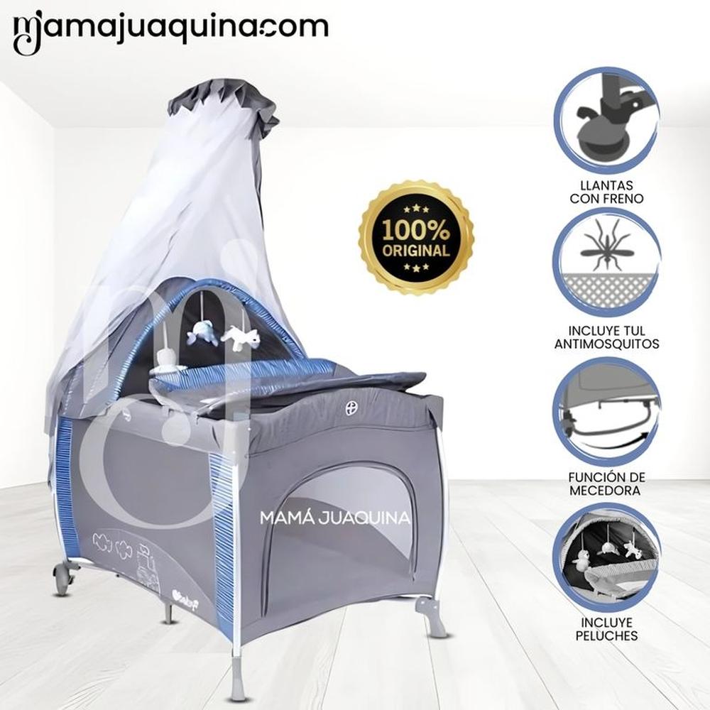 Cuna Corral de Lujo «ROYNNE» Edición Limitada Blue