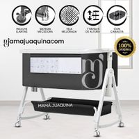 Cuna Colecho Mecedora 2 en 1 «PLATINIUM DUDU» Black
