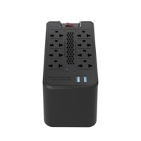 ESTABILIZADOR 8 TOMAS 1200VA/600 W C/2USB - 220V