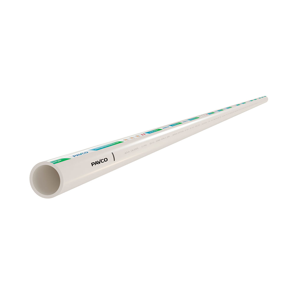 Tubo x 5m 3/4 cpvc - agua caliente Pavco