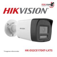 Cámara tipo bala de 2 MP con sirena y audio bidireccional  HK-DS2CE17D0T-LXTS