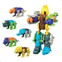 Robot Animales Juguete 5 En 1 Transformación Animal Robot
