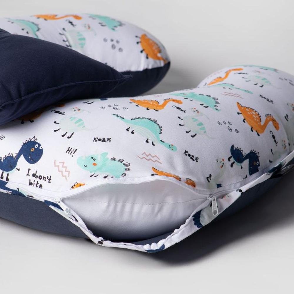 Cojin de Lactancia Con Funda Premium - Dino