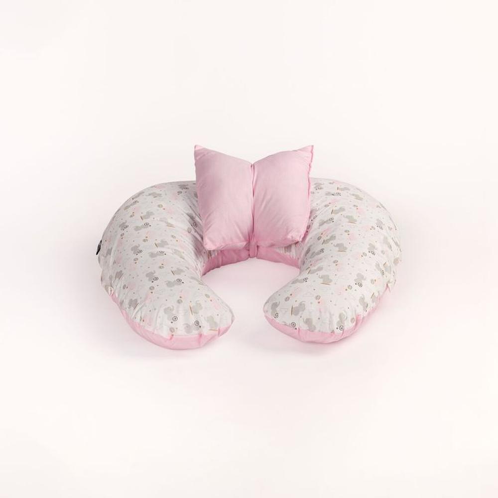 Cojin de Lactancia Con Funda Premium - Pequeña Rosy