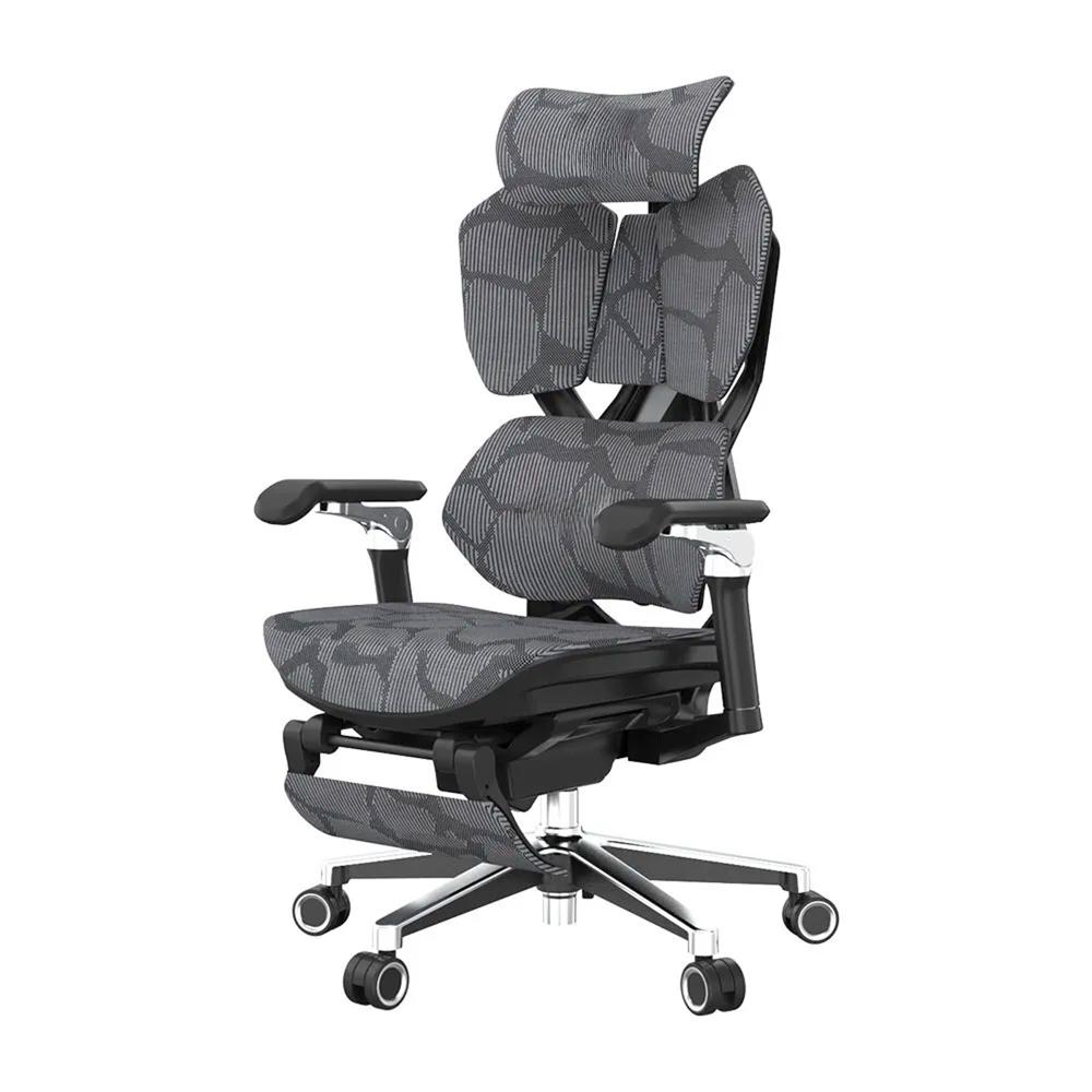 Silla Gamer Pro Reclinable Ergohuman Pro Brazos 6D. Negro Estrutura Negro Ofideas