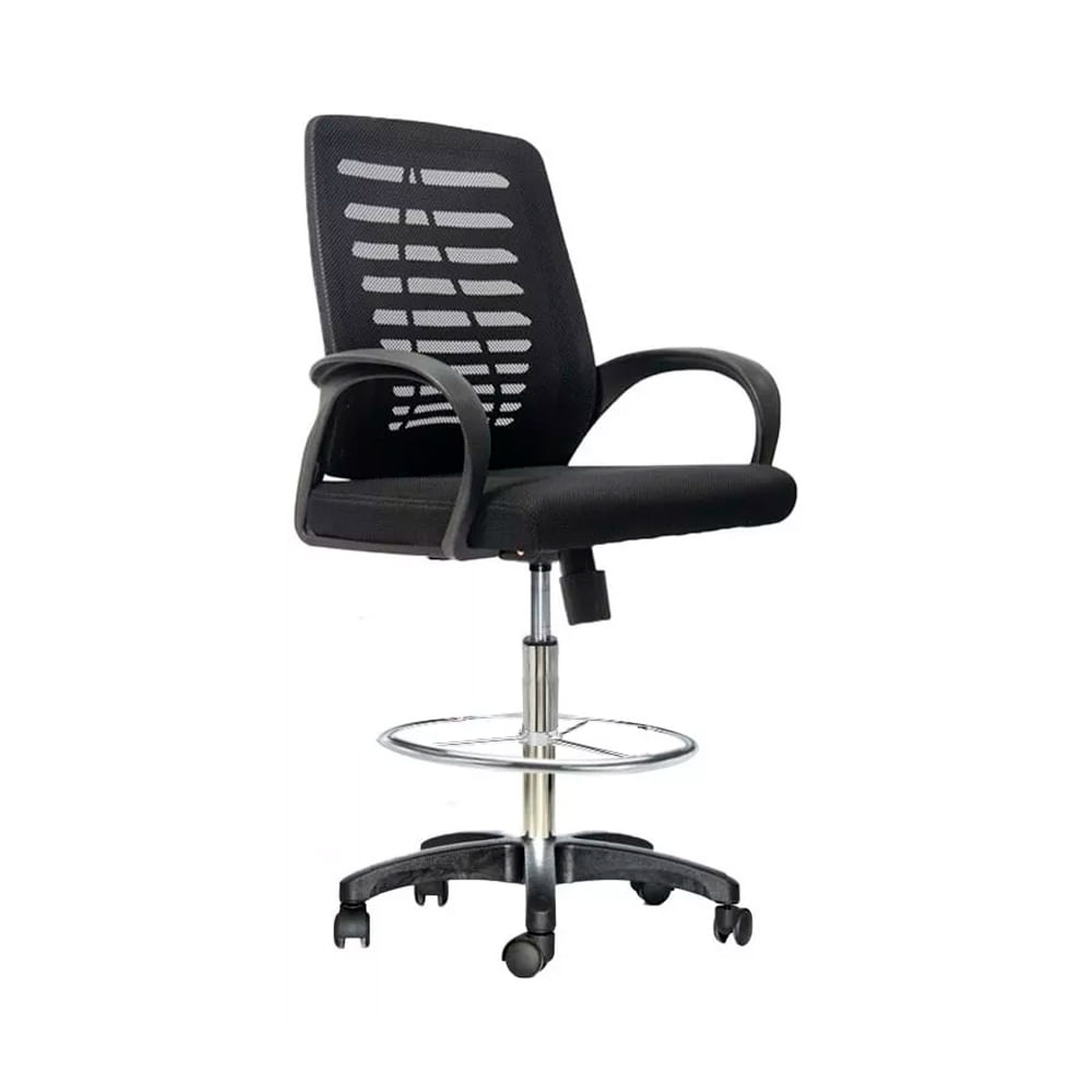 Silla Cajero Ergonómico Tokio II Negro Ofideas