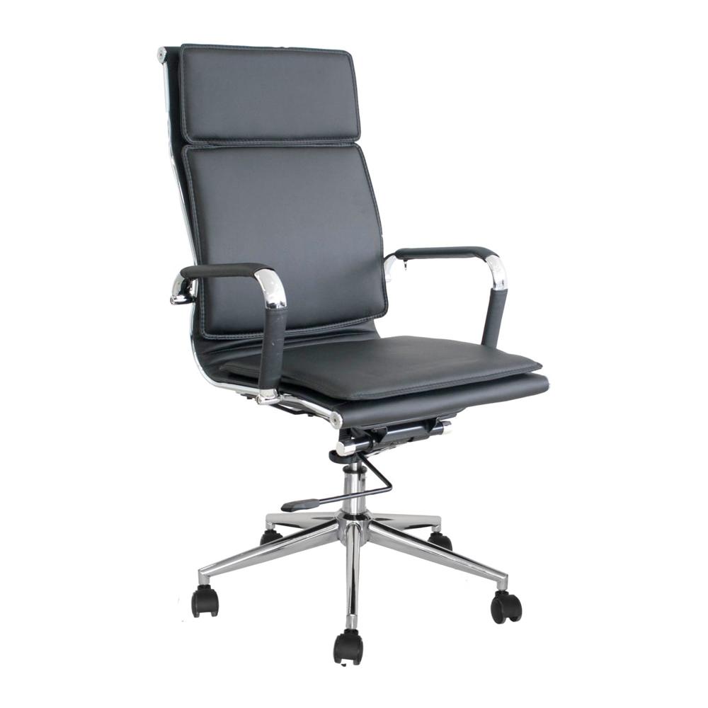 Silla Ergonómica Alemania Presidente Cuero Negro Ofideas