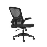 Silla Ergonómica Zad Gerencial Brazos Abatibles Negro Ofideas