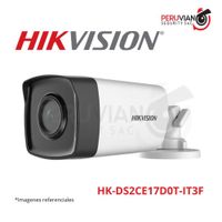 TUBO 1080 exterior, LENTE 3.6 mm (70 grados) IR 30-40 mtrs  HK-DS2CE17D0T-IT3F
