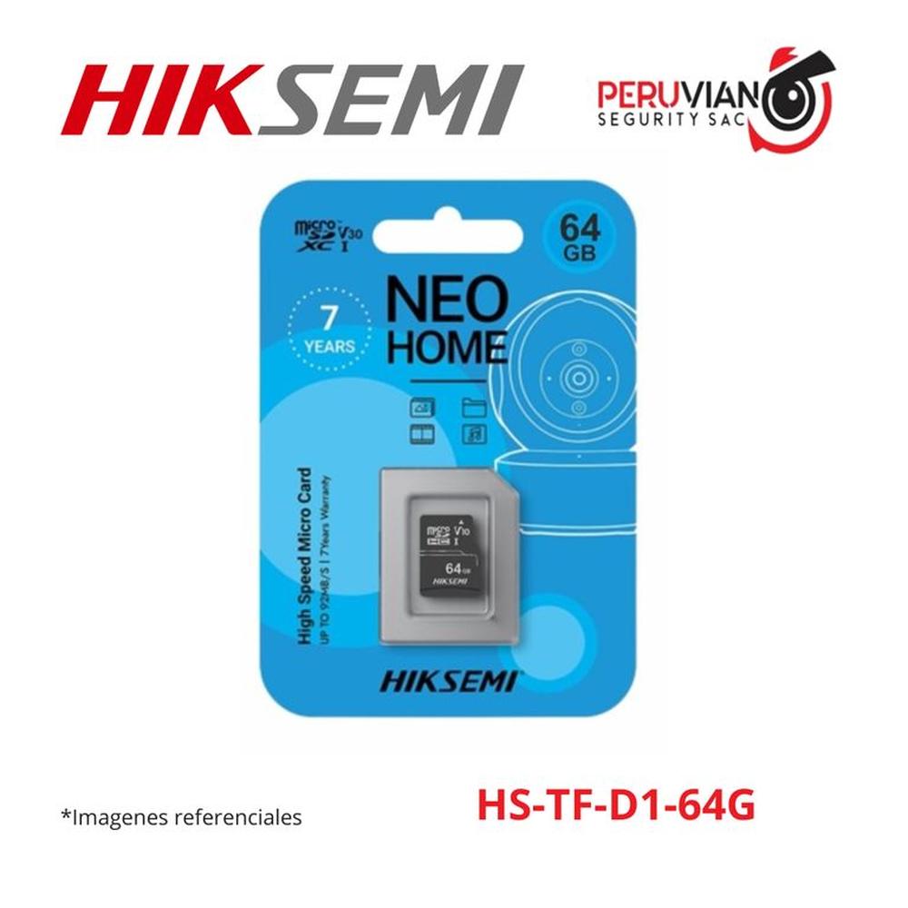 MEMORIA MICRO SD 64GB NEO HOME HS-TF-D1/64G
