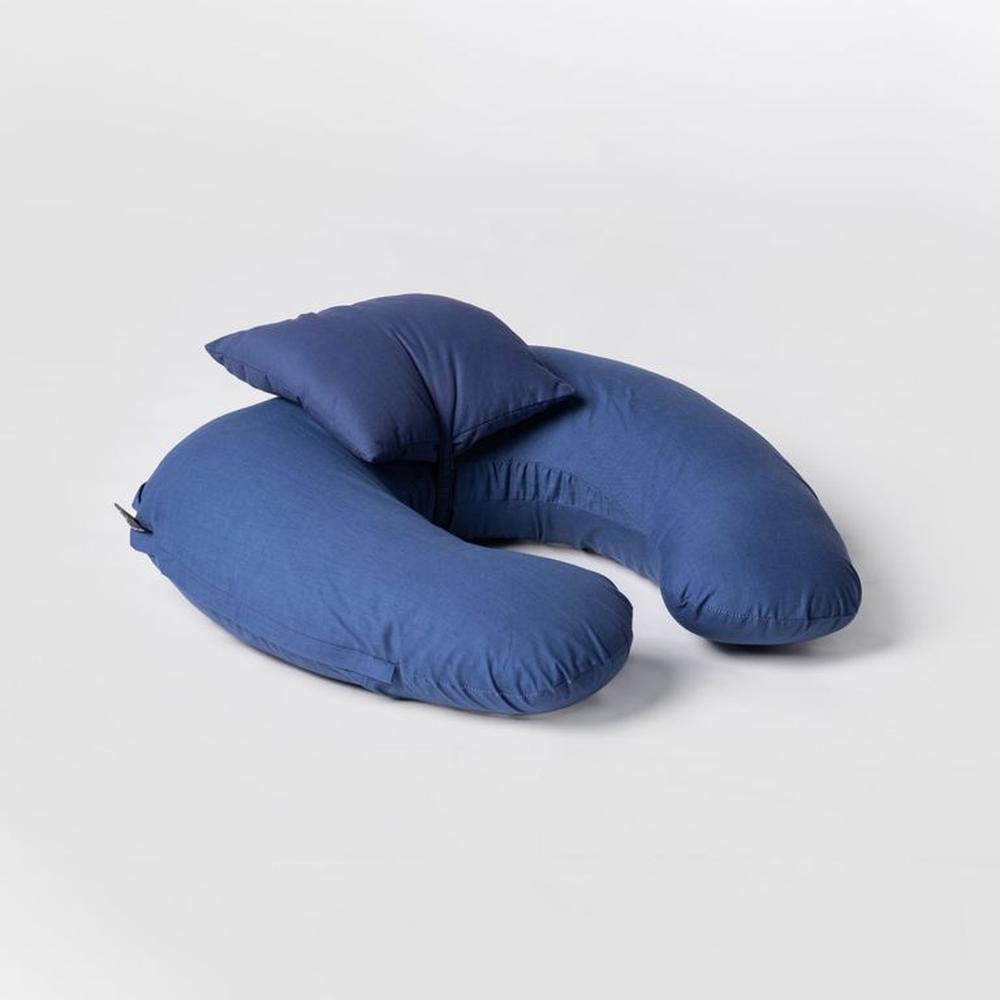Cojin de Lactancia Con Funda Premium - Denim