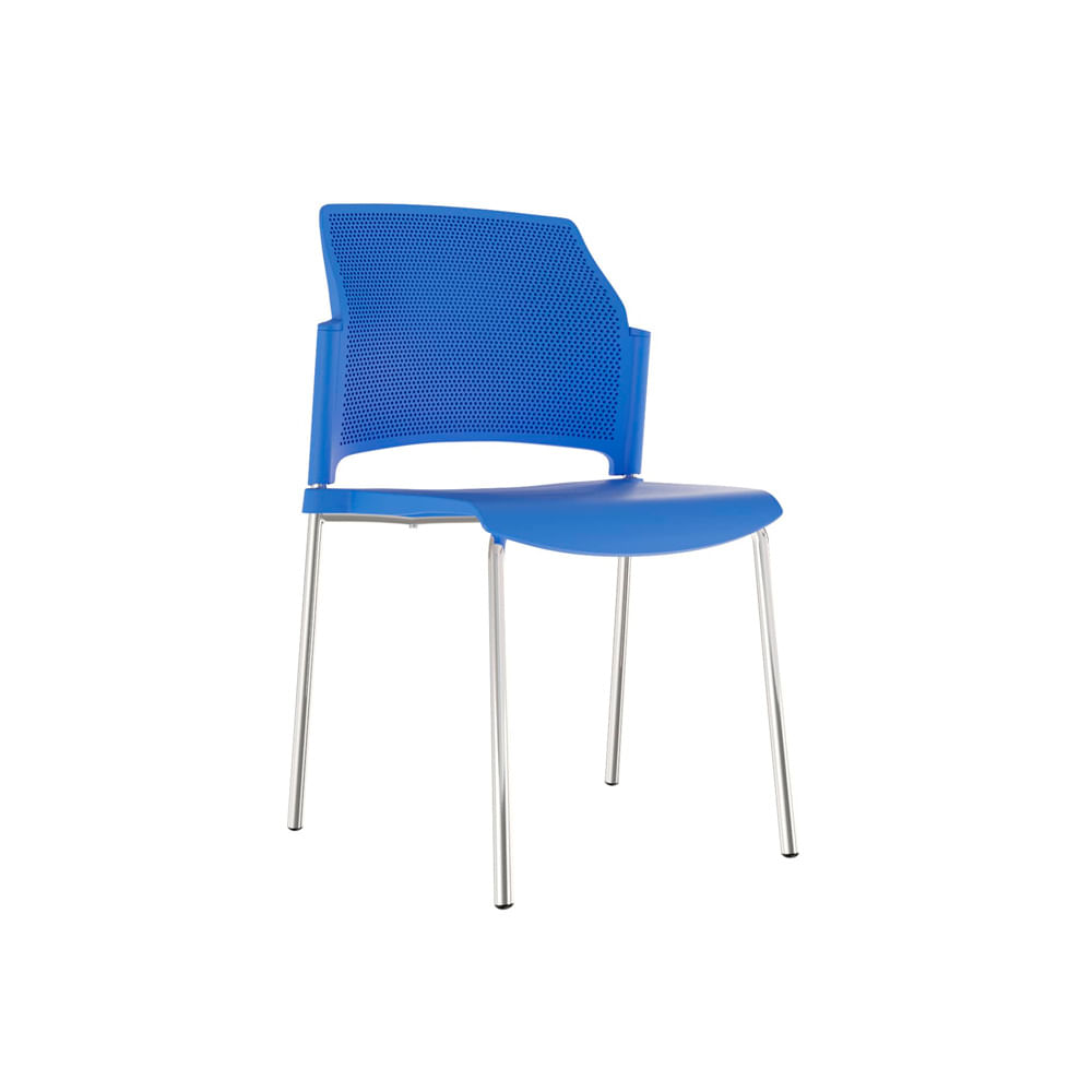 Silla De Oficina Fija Interlocutora Zyle Azul Ofideas
