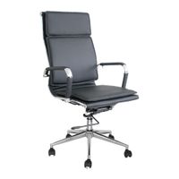 Silla Ergonómica Alemania Presidente Cuero Negro Ofideas