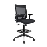 Silla Cajero Ergonómica Con Apoyabrazos Radius Base Nylon Aro Nylon Ofideas