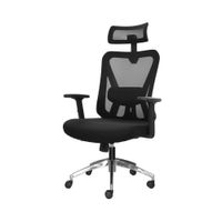 Silla Ergonómica Dolfin Presidente Reclinable Negro Aluminio Ofideas