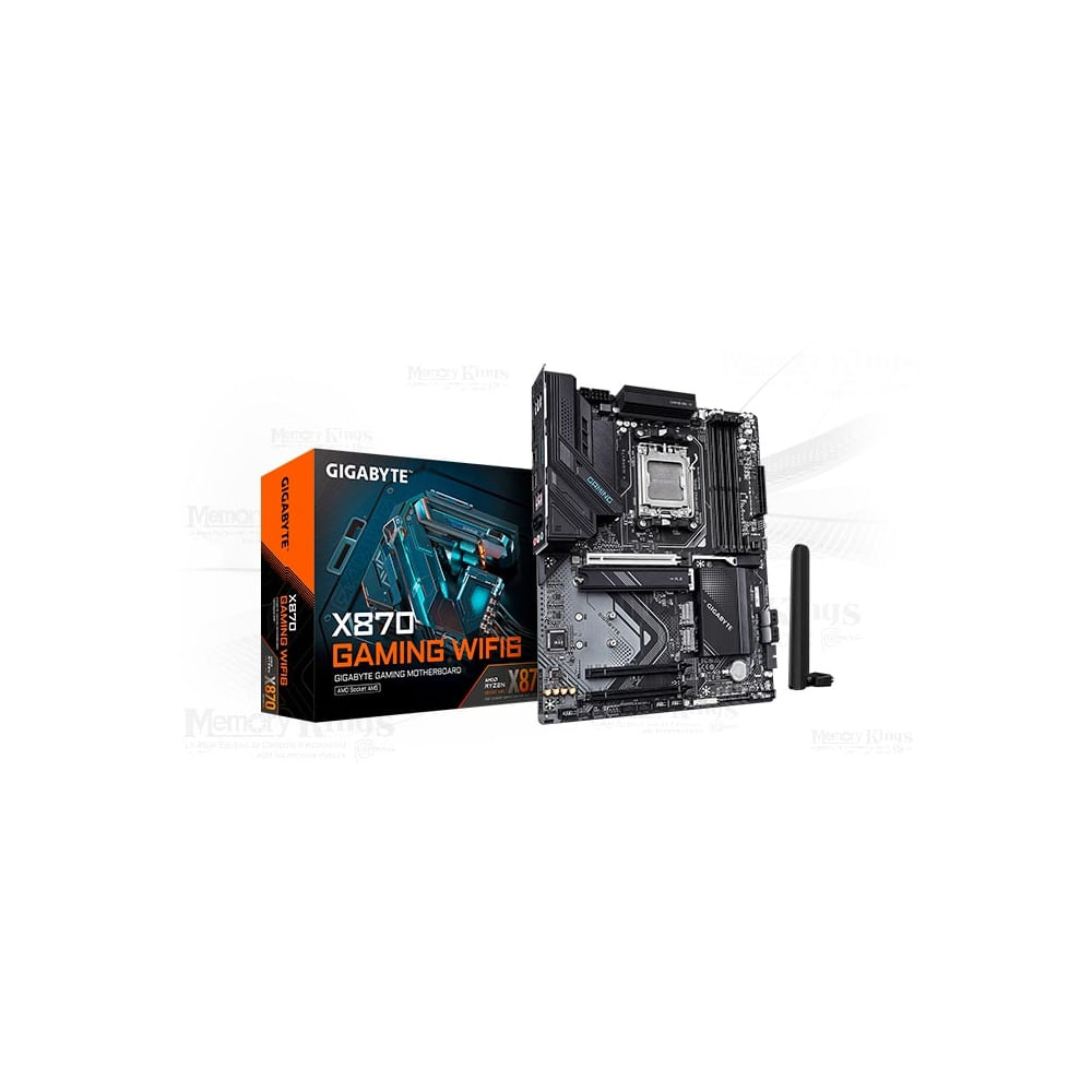 Placa base Gigabyte X870 Gaming ATX, WiFi 6, Chipset AMD X870, Socket AM5 - Rendimiento superior pa