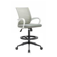 Silla Cajero Dex Color Gris Base Nylon Aro Nylon Ofideas