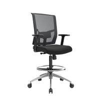 Silla Cajera Regulable En Altura Ergonómica Delphi I Base Aluminio Aro Cromado Ofideas