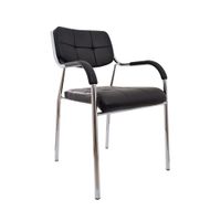 Silla De Visita Fija Soft Ii Tq Negro Ofideas