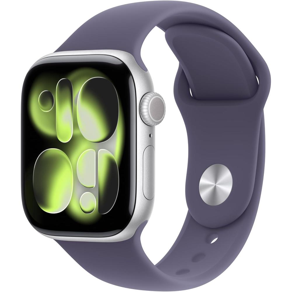 Apple Watch Series 11 Silver Aluminio (GPS 42mm) + Sport Band Purple Fog S-M