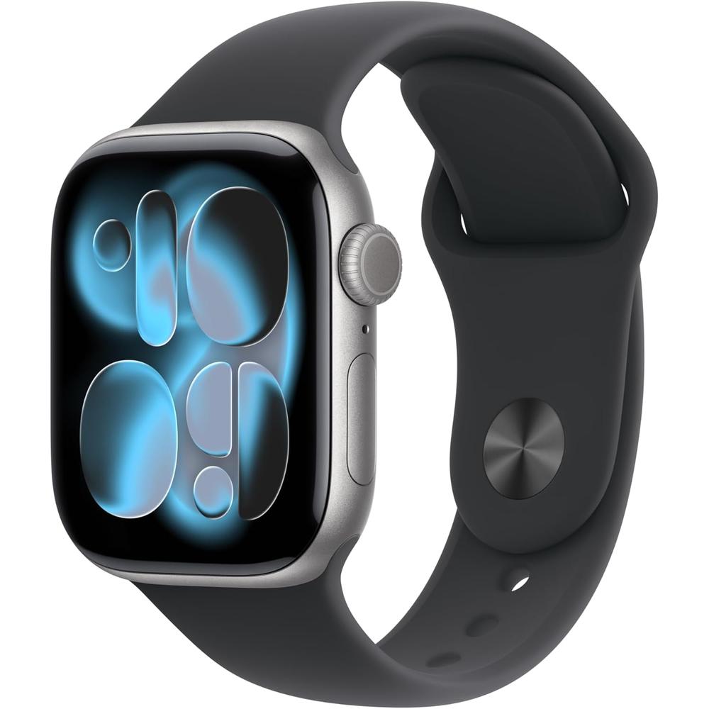 Apple Watch Series 11 Space Gray Aluminio (GPS + CELLULAR 42mm) + Sport Band Black S-M