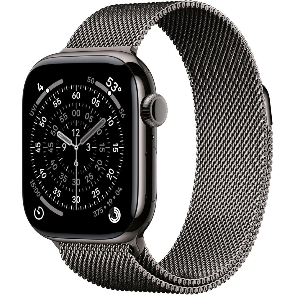 Apple Watch Series 11 Slate Titanio (GPS + CELLULAR 42mm) + Milanese Loop Slate S-M