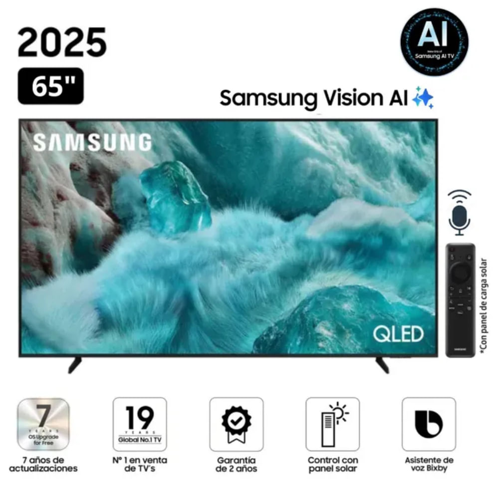 Televisor Samsung Smart TV 65"" QLED 4K UHD QN65Q7FAAGXPE