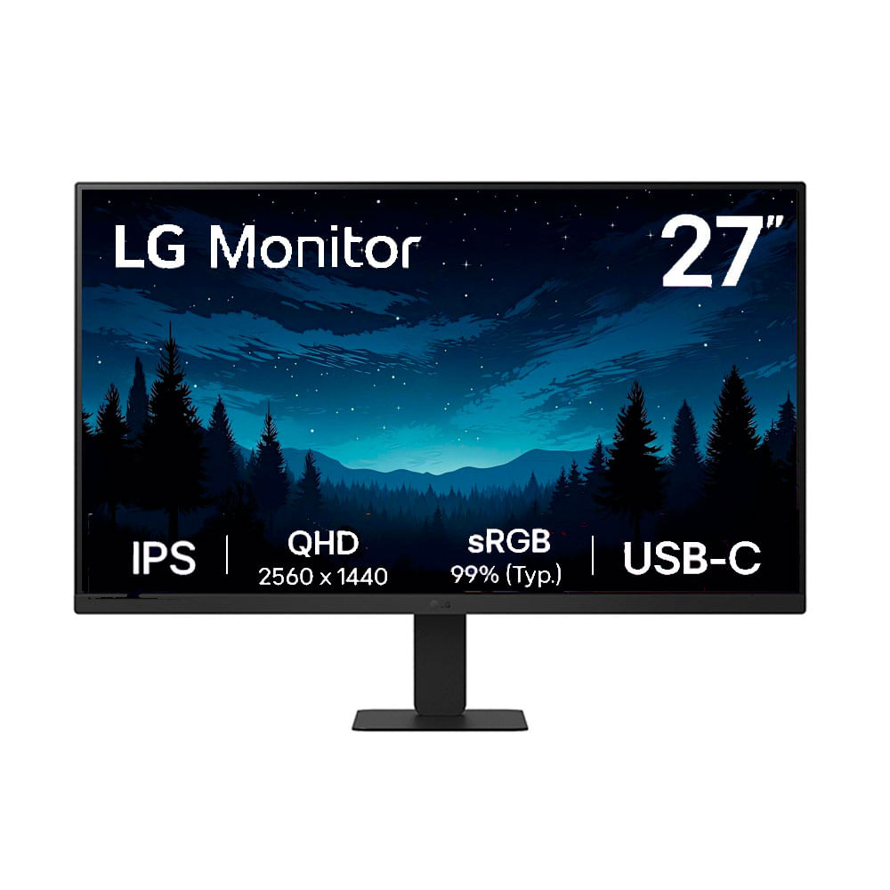 Monitor de 27 pulgadas LG 27U631A-B QHD IPS 100 Hz con USB-C | Promart.pe - Promart