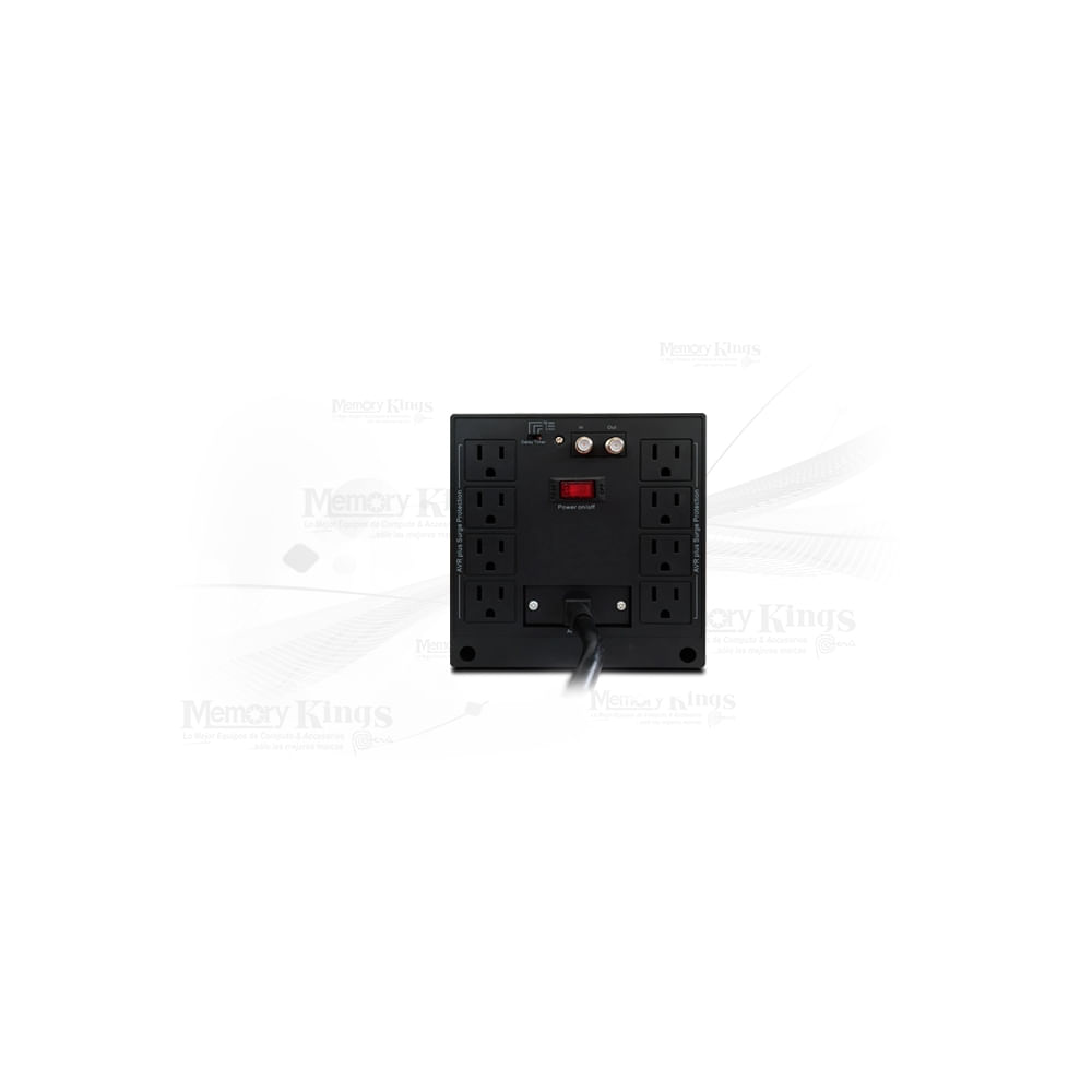 Estabilizador CDP R-AVR3008i 3000VA (2400W) con 8 tomas y protección total para tus dispositivos