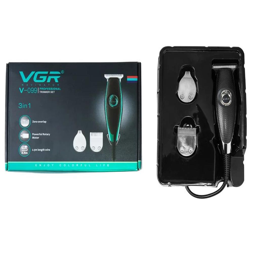 Maquina Corte Cabello Trimmer Vgr V 099 Con Cable