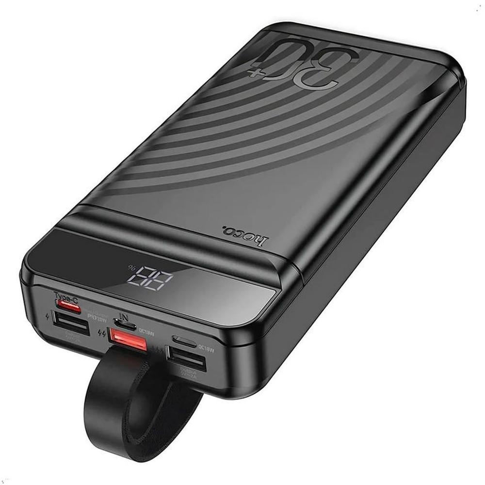 Cargador Power Bank Hoco J123b 30000mah Carga Rápida pantalla